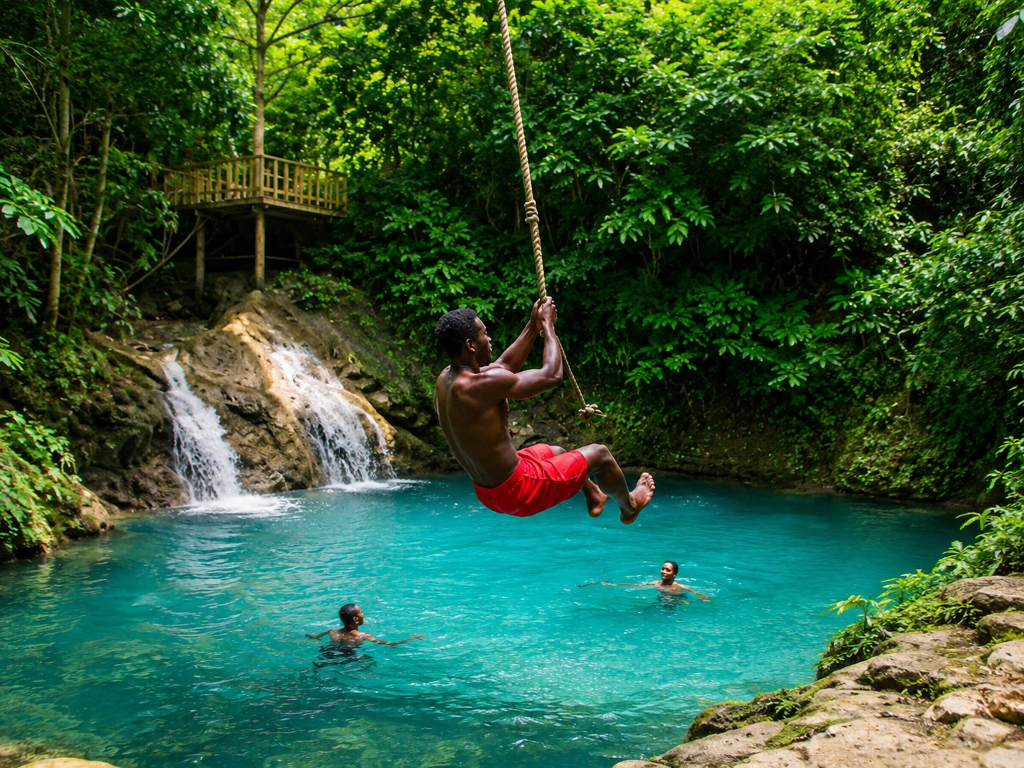 Spot On Tours - Dunn's River Blue Hole - 2